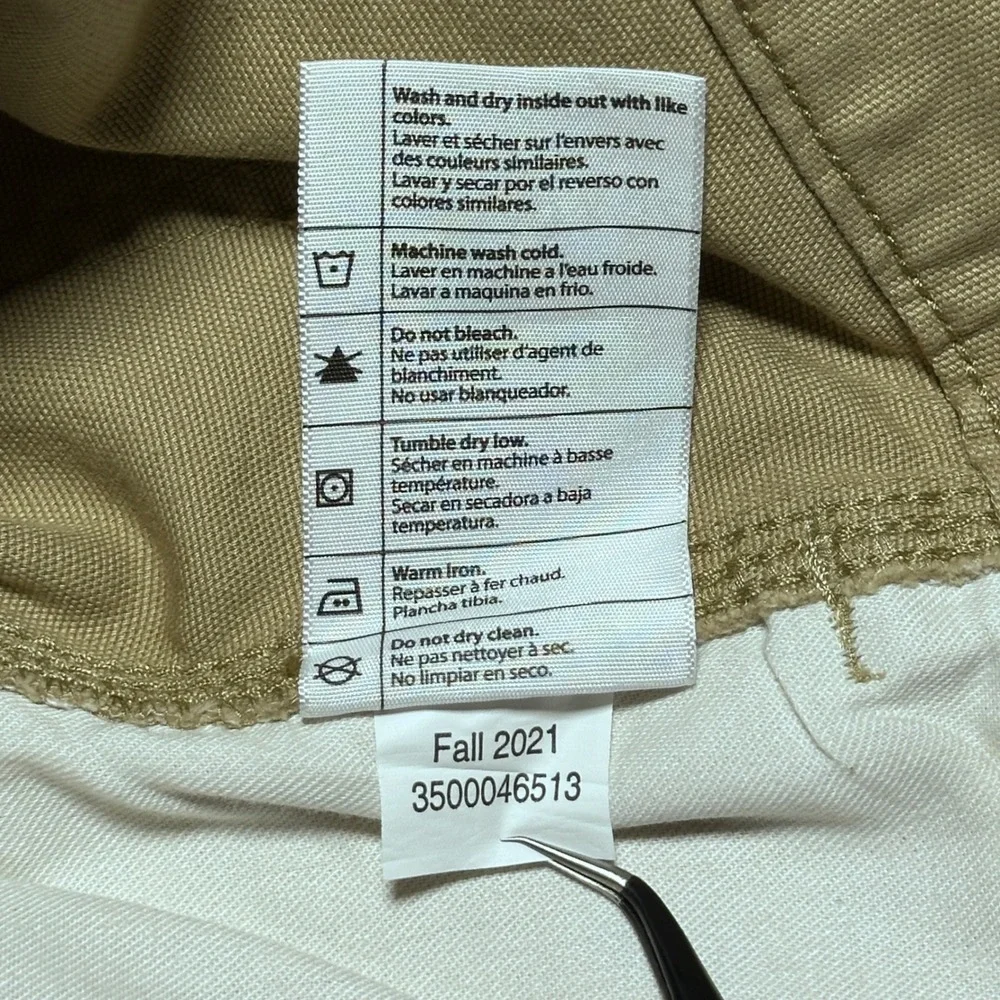 NEW Carhartt Rugged Flex Canvas Work Pants Mens 40x32 Relaxed Fit Tan BN2291-M